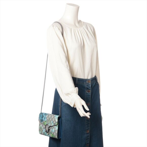 Gucci Gg Blooms Dionysus Pvc & Leather #164882G88B - Picture 12 of 12